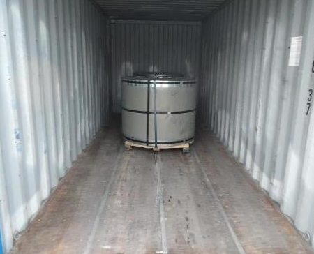 Transportation of steel coils in containers